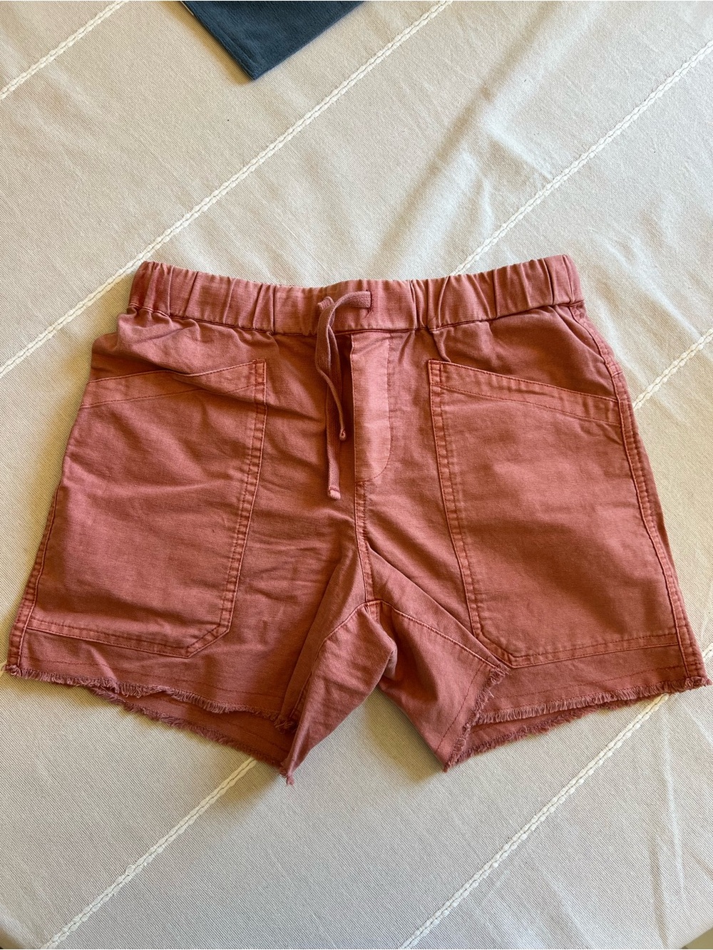 Roots Rust Drawstring Pocket Shorts